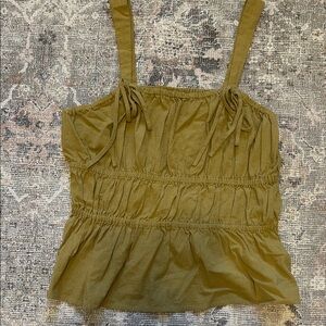 Universal Thread Olive Green Women's Tank Top